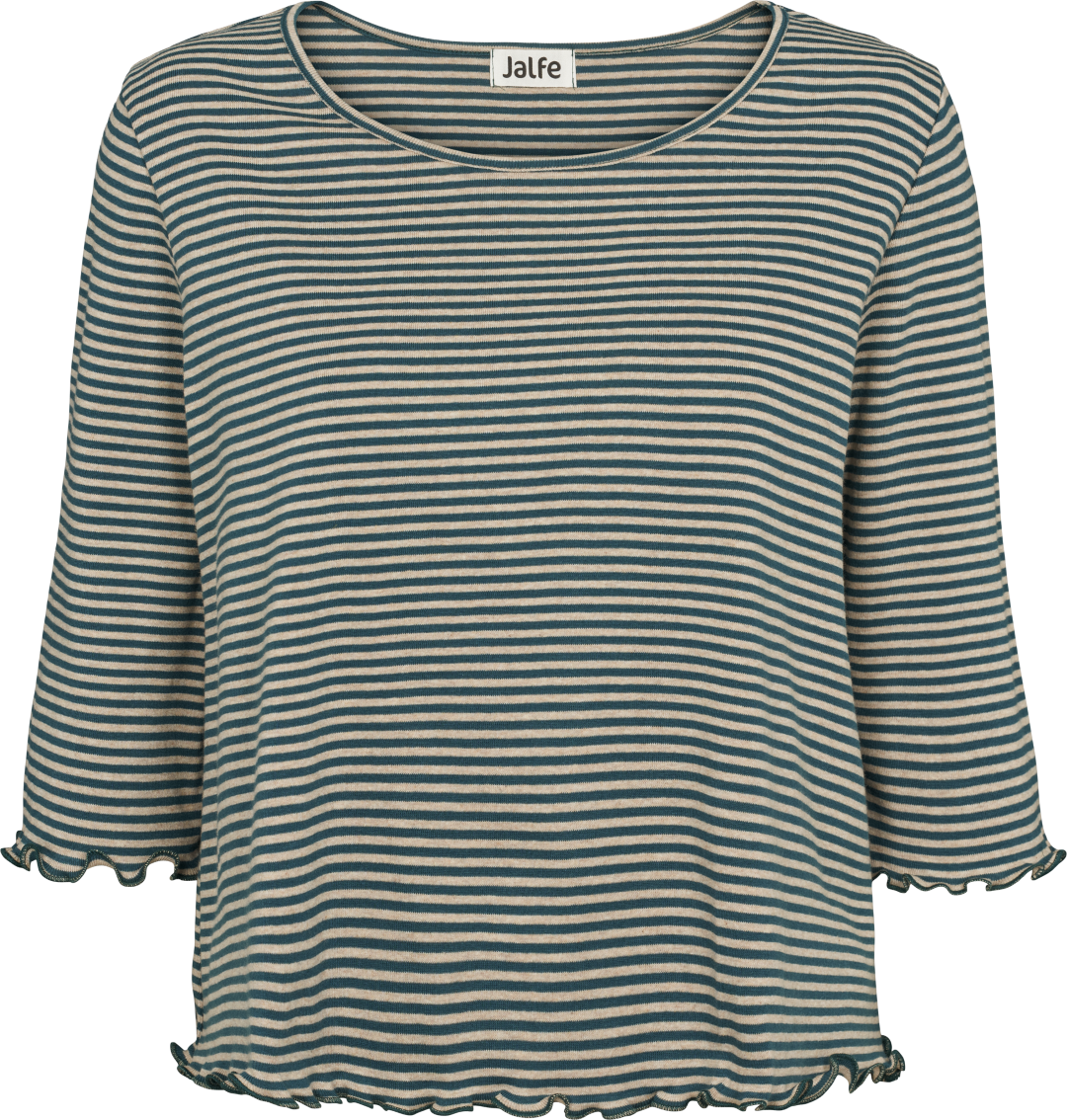 Oversize blouse org. cotton stripes